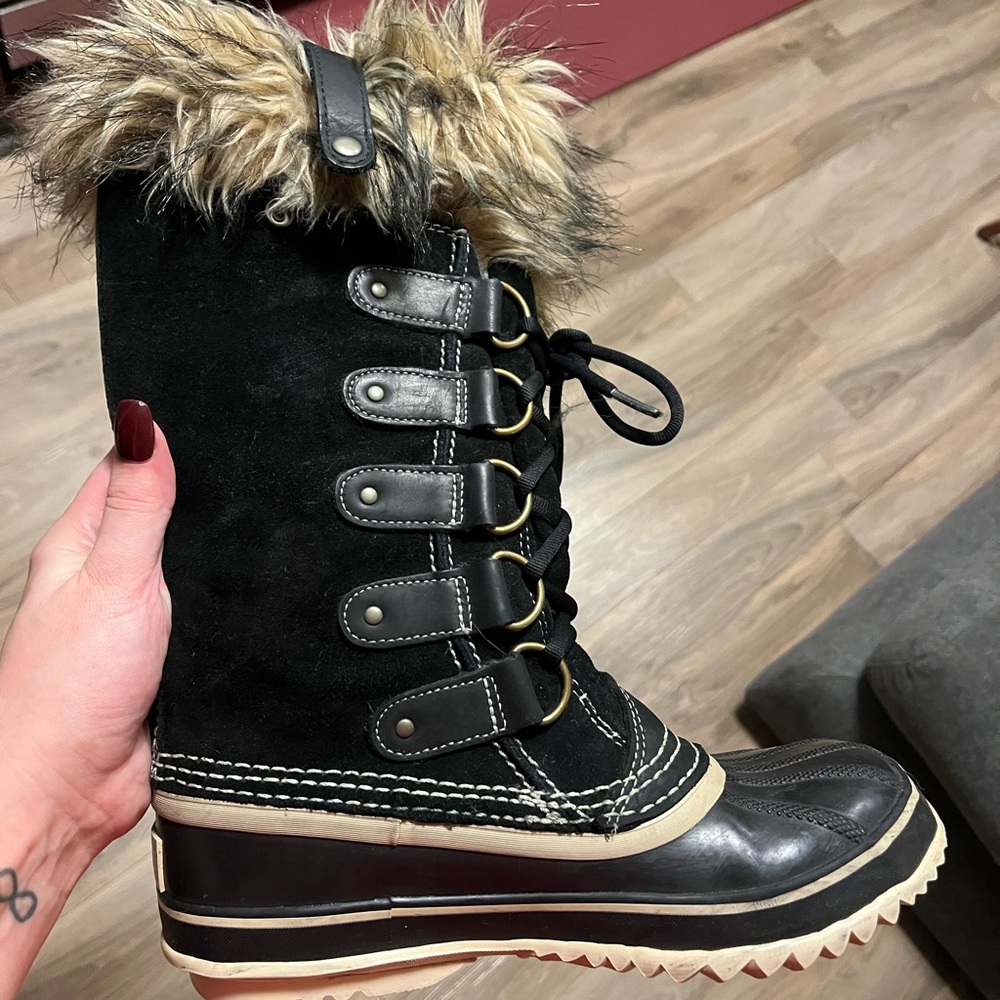 SOREL Faux Fur Duck Boots Women’s Mid-Calf